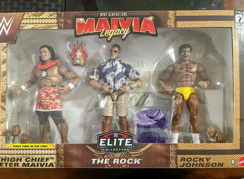 WWE Elite Action Figure Generations: The Rock, Rocky Johnson