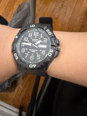 Casio Men's Quartz Watch with Black Resin Strap, 44.6mm Face, 100M