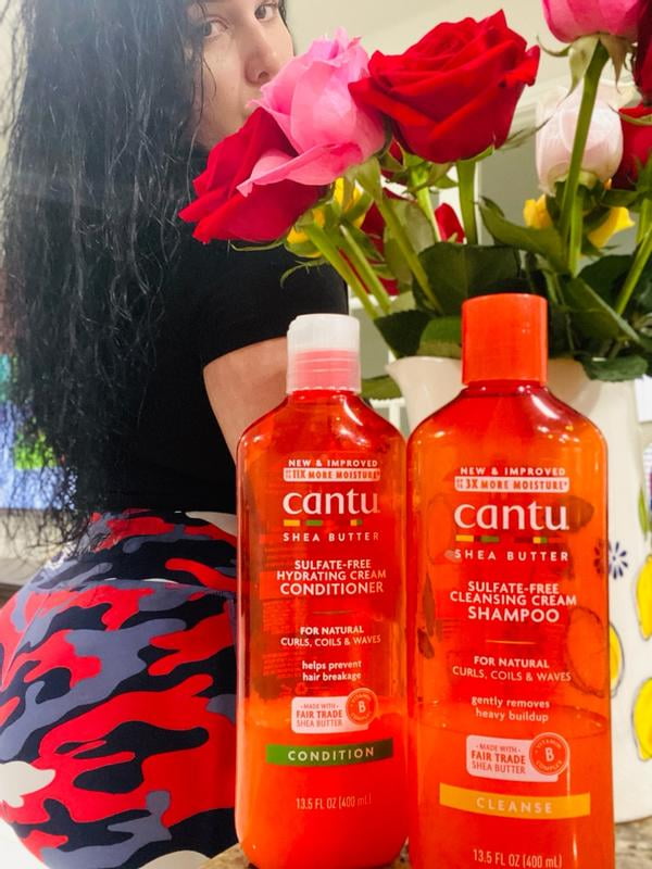 CANTU Sheabutter Shampoo – Sulfatfrei, Cremige Reinigung, 89 Ml, Für Alle Haartypen, Hergestellt In USA