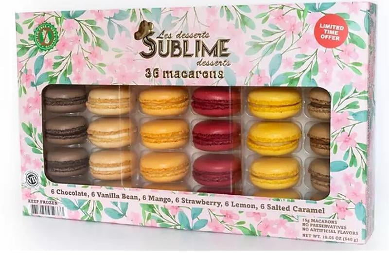 Almond Temptations French Macarons - 25 Assorted Flavors, Labeled, Gourmet Dessert Collection