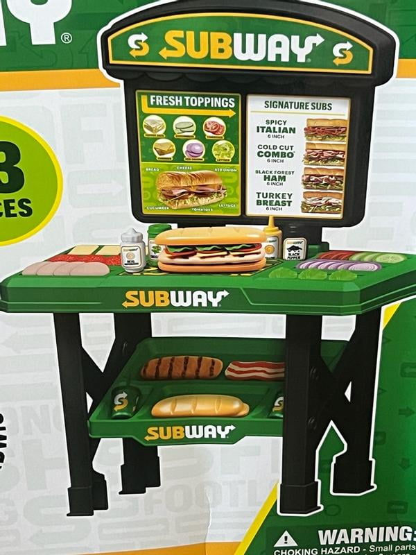 World Tech Toys Subway Sandwich Artist 53 Piece Playset, Kids