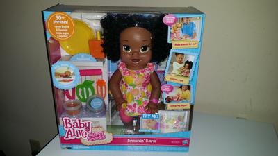 baby alive snackin sara african american