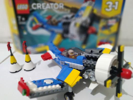 lego creator race plane