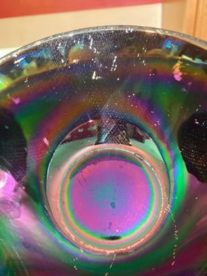 iridescent plate set
