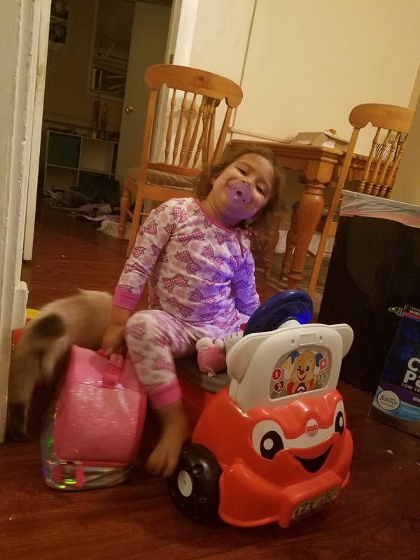 fisher price 3 in 1 smart car pink