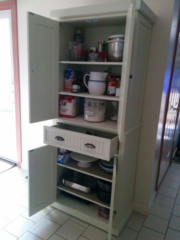 Home Styles Nantucket Pantry White Distressed Walmart Com