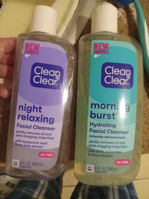 Clean & Clear 2-Pack Daily Deep Pore Cleansers with Refreshing
