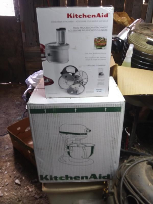  KitchenAid RKSM1FPA Food Processor Attachment (Renewed): Home &  Kitchen