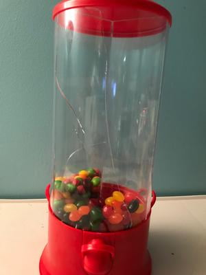 Handy Gourmet The Original Triple Candy Machine - Fun Candy & Nut Dispenser  - New & Improved (Blue) - 360 Degree Selection