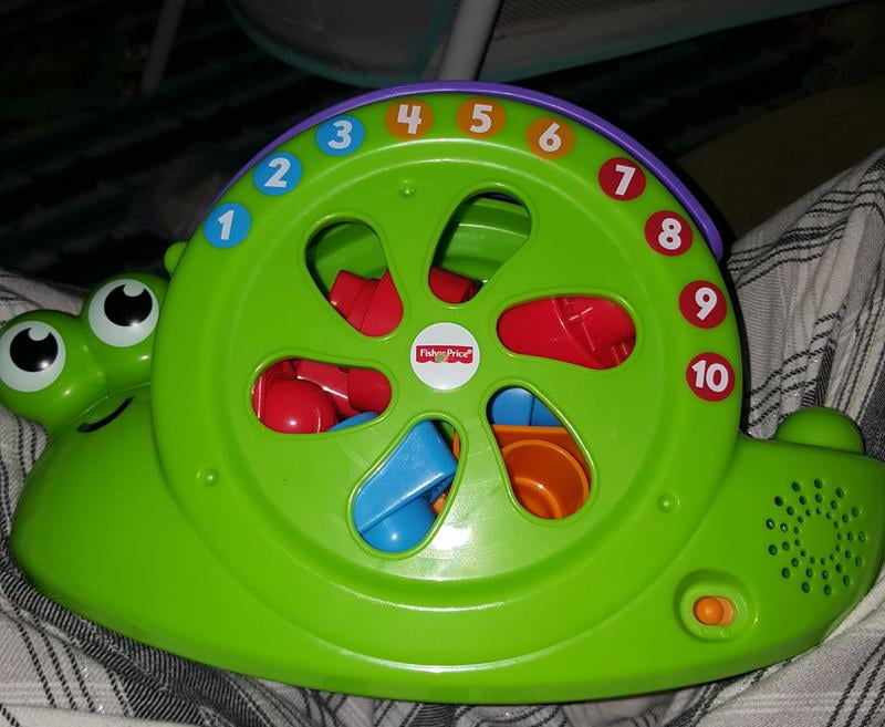 fisher price rock and sort snail