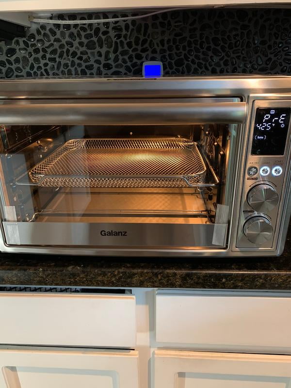 Galanz Combo 8-in-1 Air Fryer Toaster Oven, Convection Oven with Pizza &  Dehydrator, 4 Accessories Included, 1800W, 26 Quart Large, Stainless  Steel,25L,2 Knobs - Yahoo Shopping
