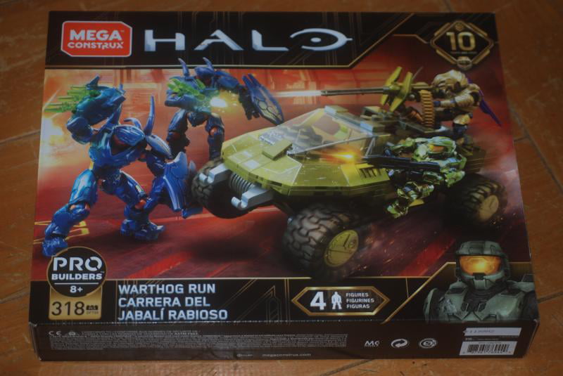 HALO MEGA Construx Warthog Run VEHICLE ONLY No Figures or weapons 