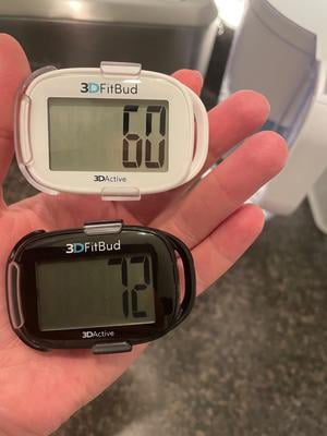 Tracker Chest Blanco 3DFitBud Contador De Pasos Simple Caminar 3D Podómetro Con Stappenteller Voor Wandelen