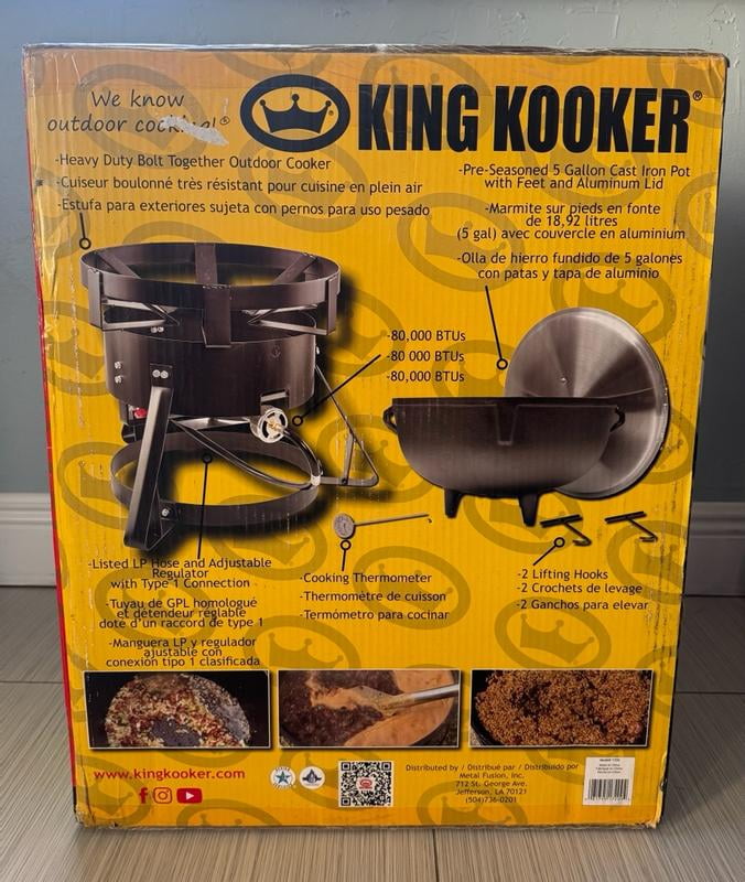 Customer reviews for King Kooker 1740 1-Burner Outdoor