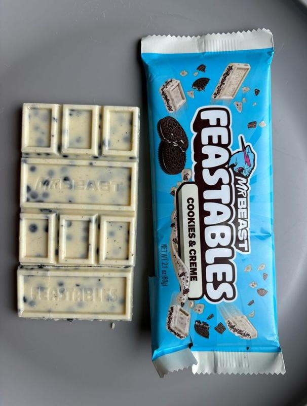 Amazon.com: Feastables New! Cookies & Creme KING Size