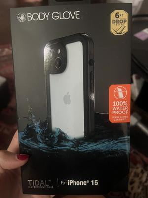 Customer reviews for Body Glove Tidal Waterproof Phone Case for iPhone 15 -  Black/Clear | Walmart.com