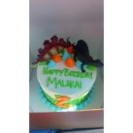 Dinosaurs Round Cake