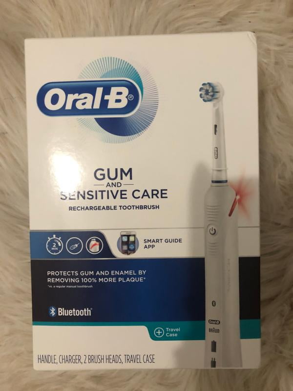 oral b gum and sensitive care toothbrush