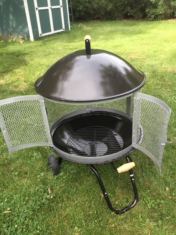 Fire Sense Bessemer Black Patio Fireplace, 42 OFF