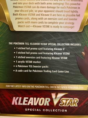 Pokemon Trading Card Games Kleavor VSTAR Collection Box - Walmart.com