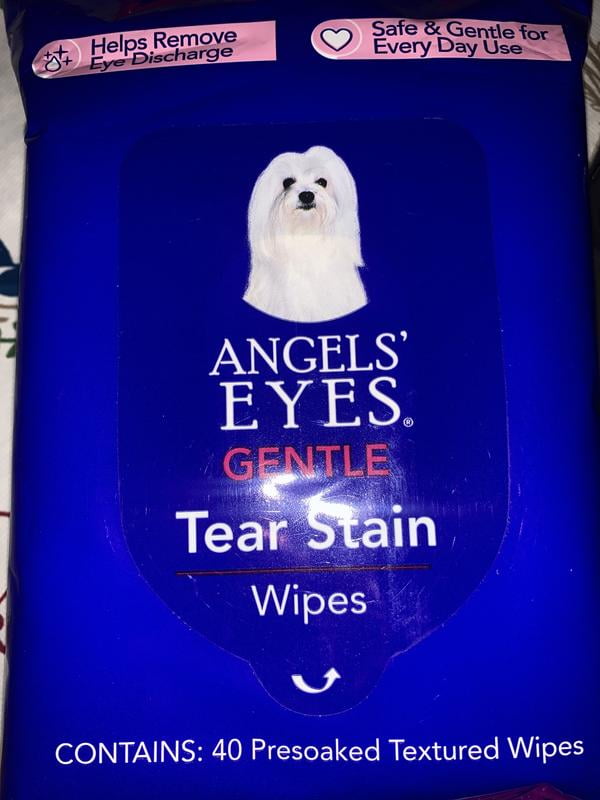 Angel Wipes For Dogs Angels' Eyes Gentle Tear Stain Wipes For Dogs