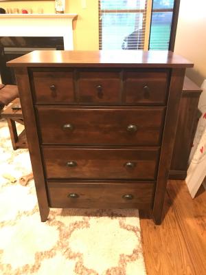 Better Homes Gardens Leighton 4 Drawer Dresser Rustic Cherry