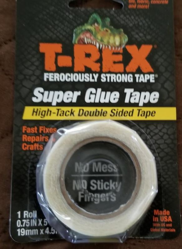 T-Rex Double Sided Super Glue Tape - Clear - Shop Adhesives & Tape at H-E-B