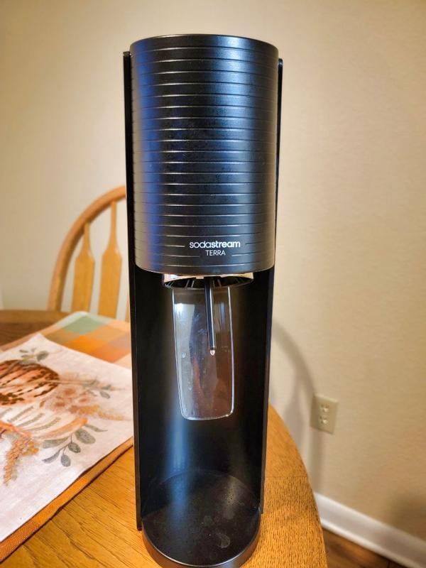 SodaStream Terra Sparkling Water Maker Bundle with CO2, Bottle +