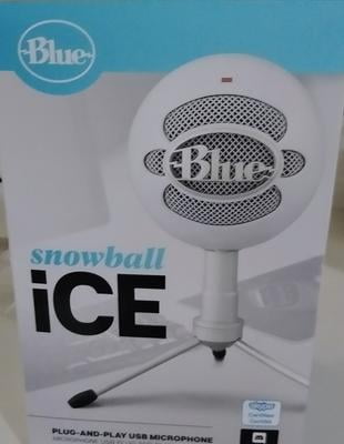 Blue Snowball iCE USB Condenser Microphone with Cardioid Polar