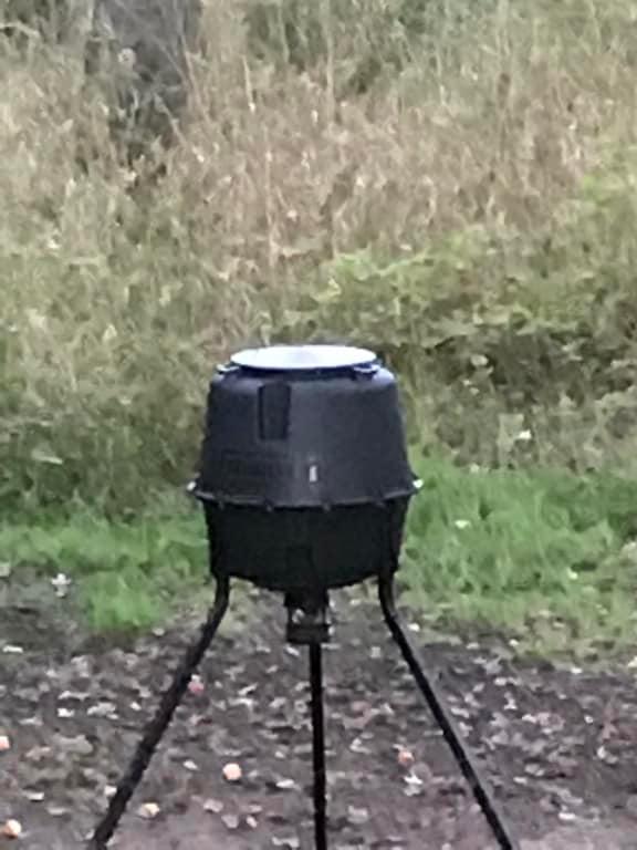 Moultrie 30 Gallon Hopper Hunting Tripod Deer Feeder Standard With