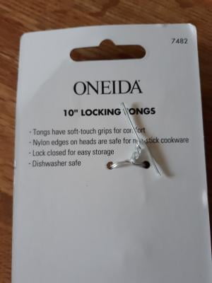 4 Pc (Set Of 2 Each) Oneida Locking Tongs 8” And 12” Brand New