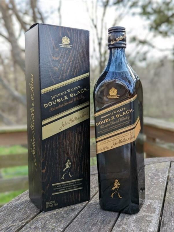 Johnnie Walker Double Black Label Blended Scotch Whisky, 750