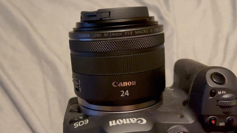 Canon RF 24mm F1.8 Macro STM Lens for EOS R Cameras with Optical