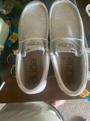 HEYDUDE, Mens Wally Sox Shoes, Onyx, Stretch Polyester  display picture 3
