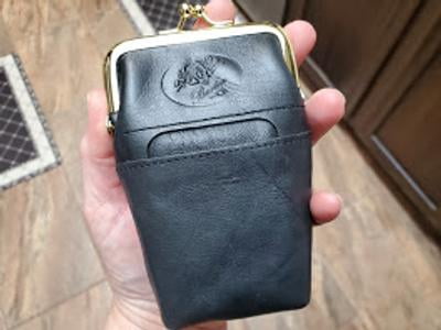 Customer reviews for Size one size Women's Leather Framed Cigarette Case  Wallet with Floral Emboss