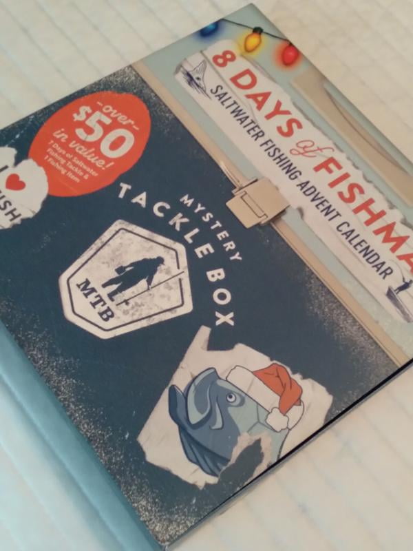Mystery Tackle Box 2023: 12 Days of Fishmas Freshwater Fishing Lures Advent  Calendar - Walmart.com