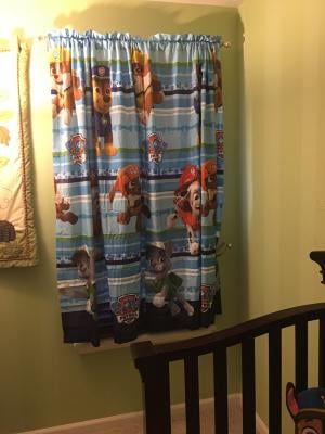 paw patrol curtains and bedding