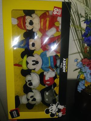 mickey mouse 90th anniversary through the years bean plush collector box set