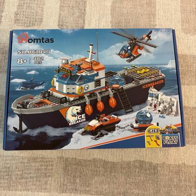 HogoKids Floatable LED Ship Building Kit, Ocean Toy with Submarine