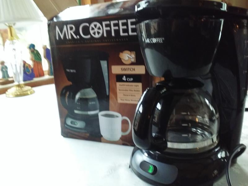 Customer reviews for Mr. Coffee Simple Brew 4-Cup Switch Coffee Maker,  White TF4 Series | Walmart.com
