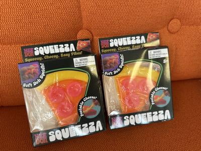 NeeDoh Squeezza Pizza Slice, 1 ct sensory stress reliever
