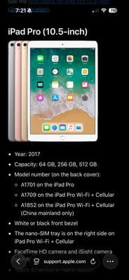 Apple, 11-in iPad Pro Wi Fi+Cellular, 256 GB, Space Gray - Walmart.com