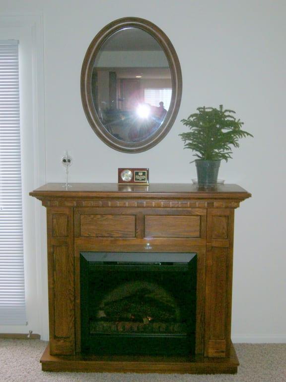 Dimplex Caprice Mantel Electric Fireplace With Logs Oak Walmart Com