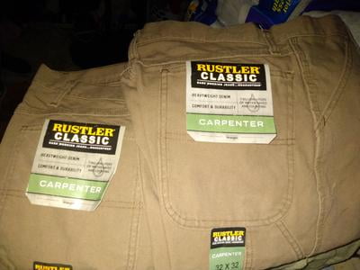 Wrangler Rustler Men'and Big Men's Canvas Carpenter Straight Leg Jeans -  Walmart.com