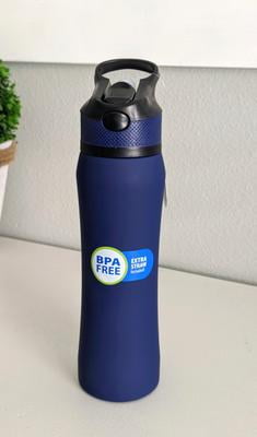 Navy Vacuum Insulated Water Bottle - 25oz - Gorilla Dirt