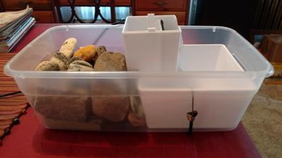 aqua cube cat water fountain