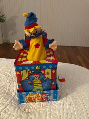 Schylling Circus Jester Puppet Jack in the Box, 5.5 inch -