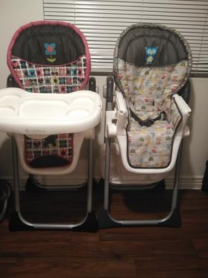 Baby Trend Sit Right Adjustable High Chair Paisley Walmart Com