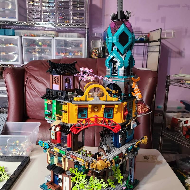 LEGO NINJAGO NINJAGO City Gardens 71741 Toy Building Kit 5 685 Pieces Walmart