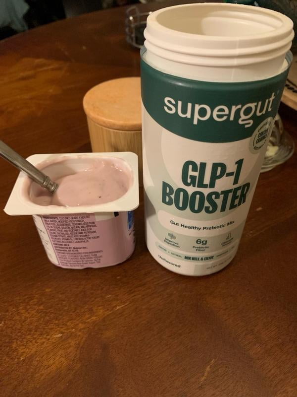 reviews on supergut glp 1 booster Customer reviews for Supergut GLP-1 Daily Support Unflavored Prebiotic  Fiber Blend for Appetite Support & Digestive Health, Stick Pack Box, 8  servings